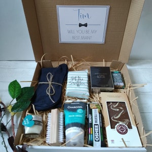 Mens Spa Gift/Pamper Hamper/Gift for Him/Fathers Day Gift Hamper/Mens March Birthday/Dad/Uncle/Best Man Gift/New Job/Husband)Grandad Gift