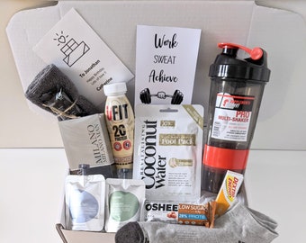 Mens Fitness Fuel Box pamper Hamper teacher gift for Him mens November Birthday protein Gift mens Gym mens Workout husband christmas Gift Etsy