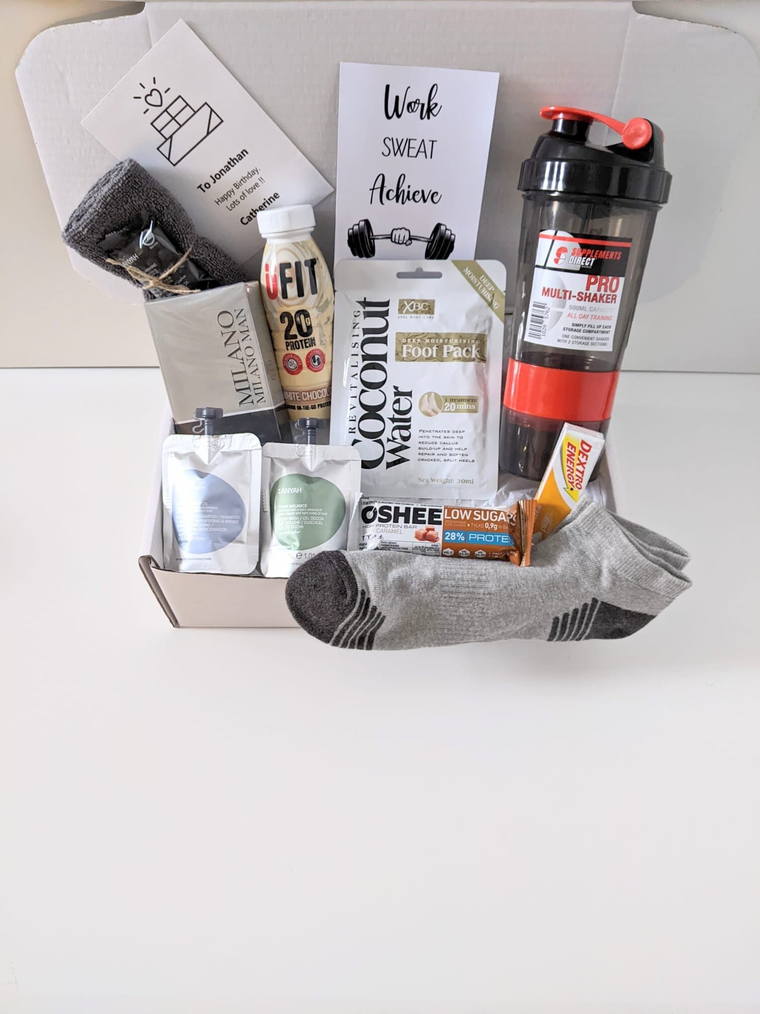Mens Fitness Fuel Box pamper Hamper teacher gift for Him mens November Birthday protein Gift mens Gym mens Workout husband christmas Gift Etsy