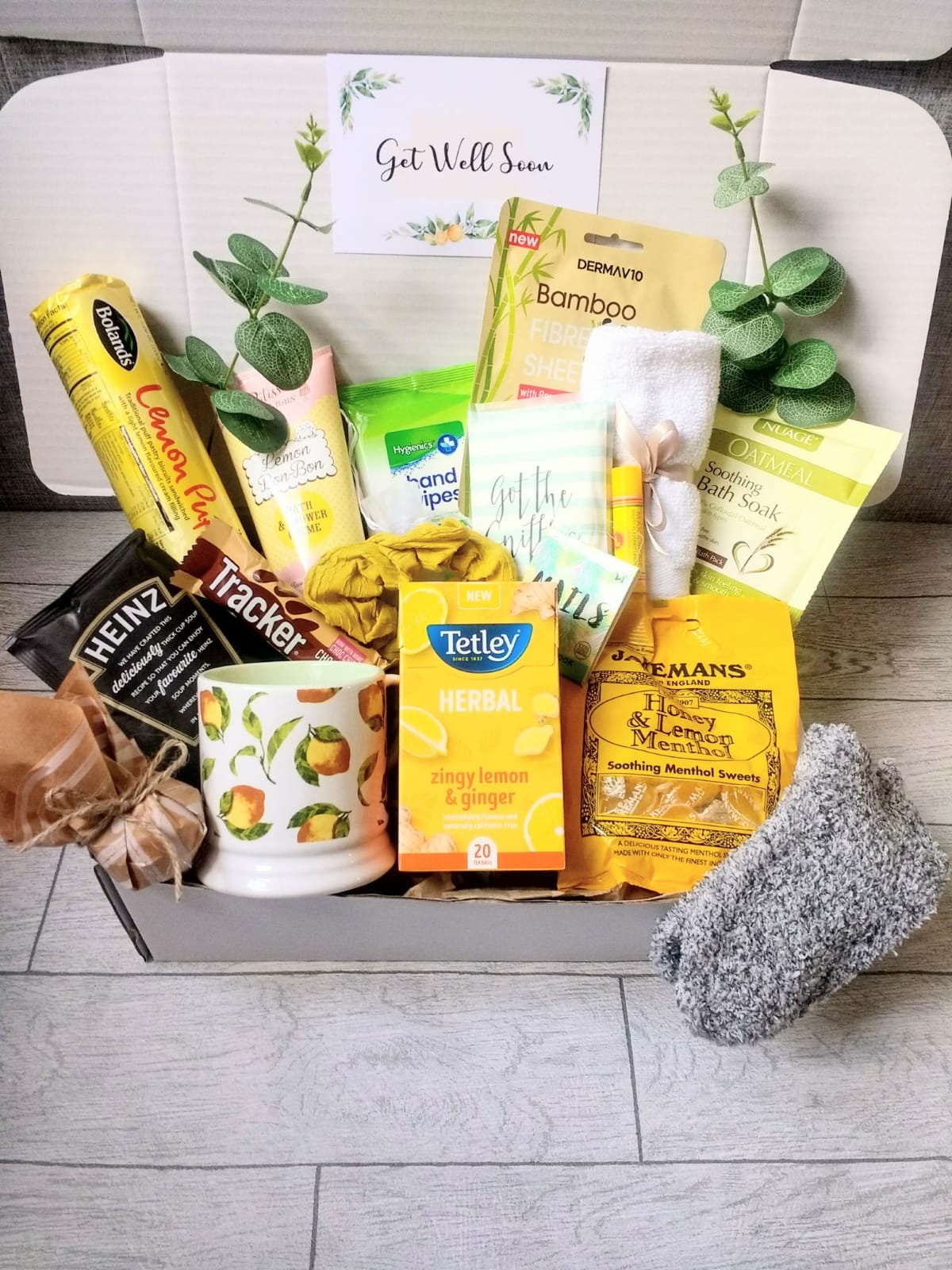 Get Well Soon Gift/Pamper Hamper/Covid Recovery/Flu/Well Being Etsy