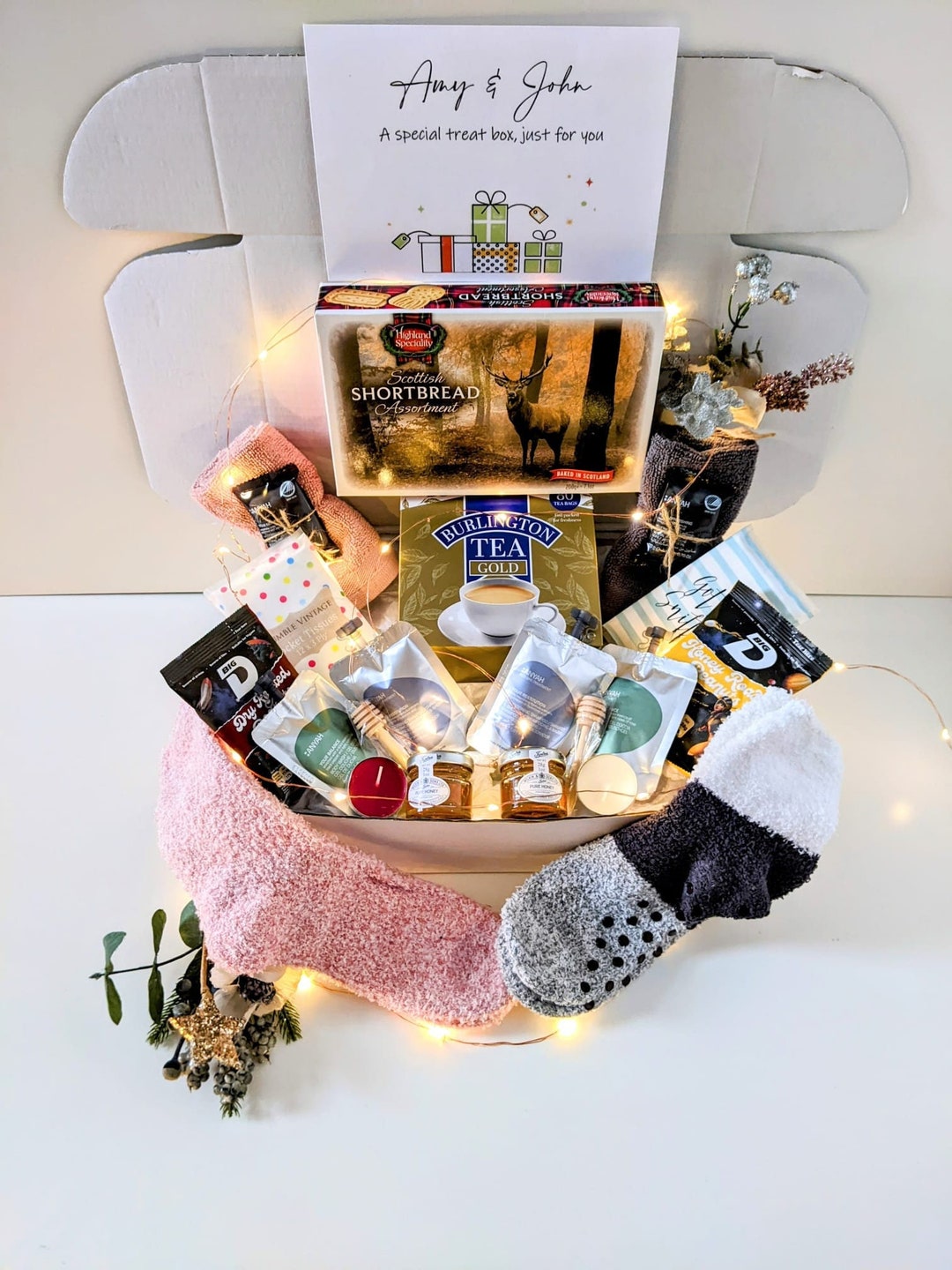 Luxury Couples Cosy Gift Hamper/his and Hers Gift/pamper Etsy UK