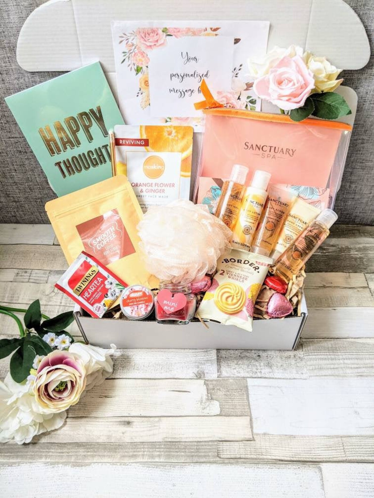 Sanctuary Spa Gift Box/Pamper Hamper/Birthday Gift For Her Etsy