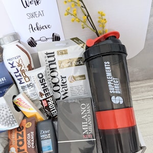 Mens Fitness Fuel Box/pamper Hamper/gift for Him/mens June Birthday ...