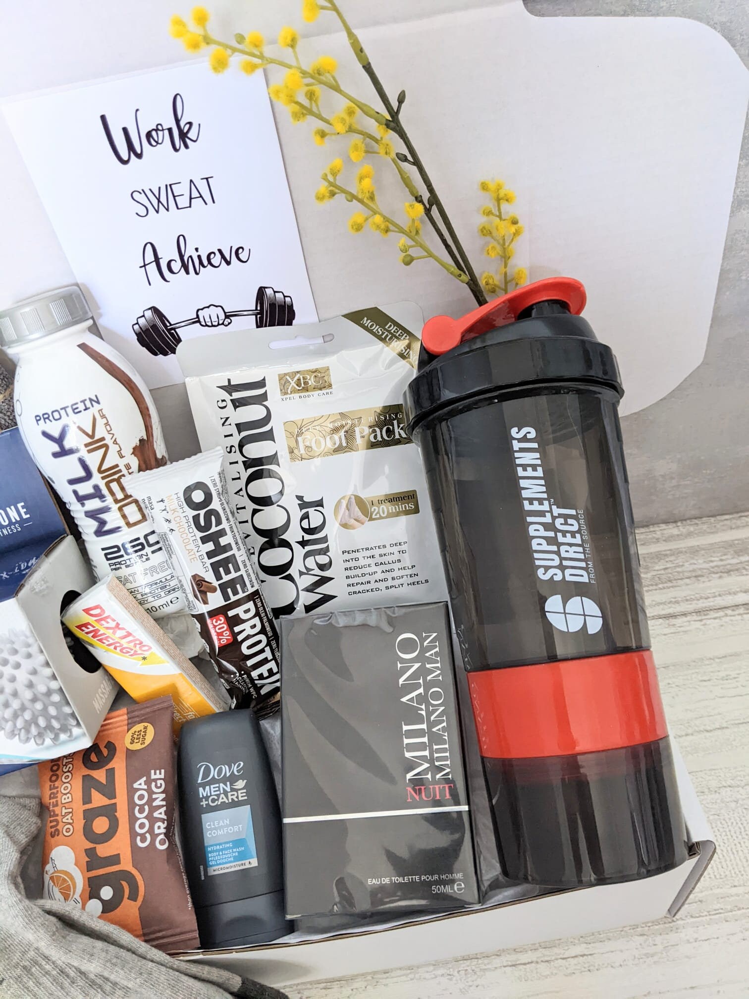 Mens gym gift set sales
