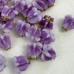 Lila Kronen-Blumen-Ton-Blume für die Schmuckherstellung Garland machen. Blumenkrone lose Perlen / DIY Blumenkrone, handgefertigte Ton
