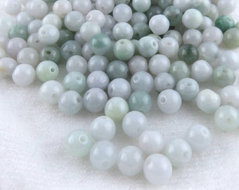 翡翠ビーズ 6mm 32個 - Etsy 日本