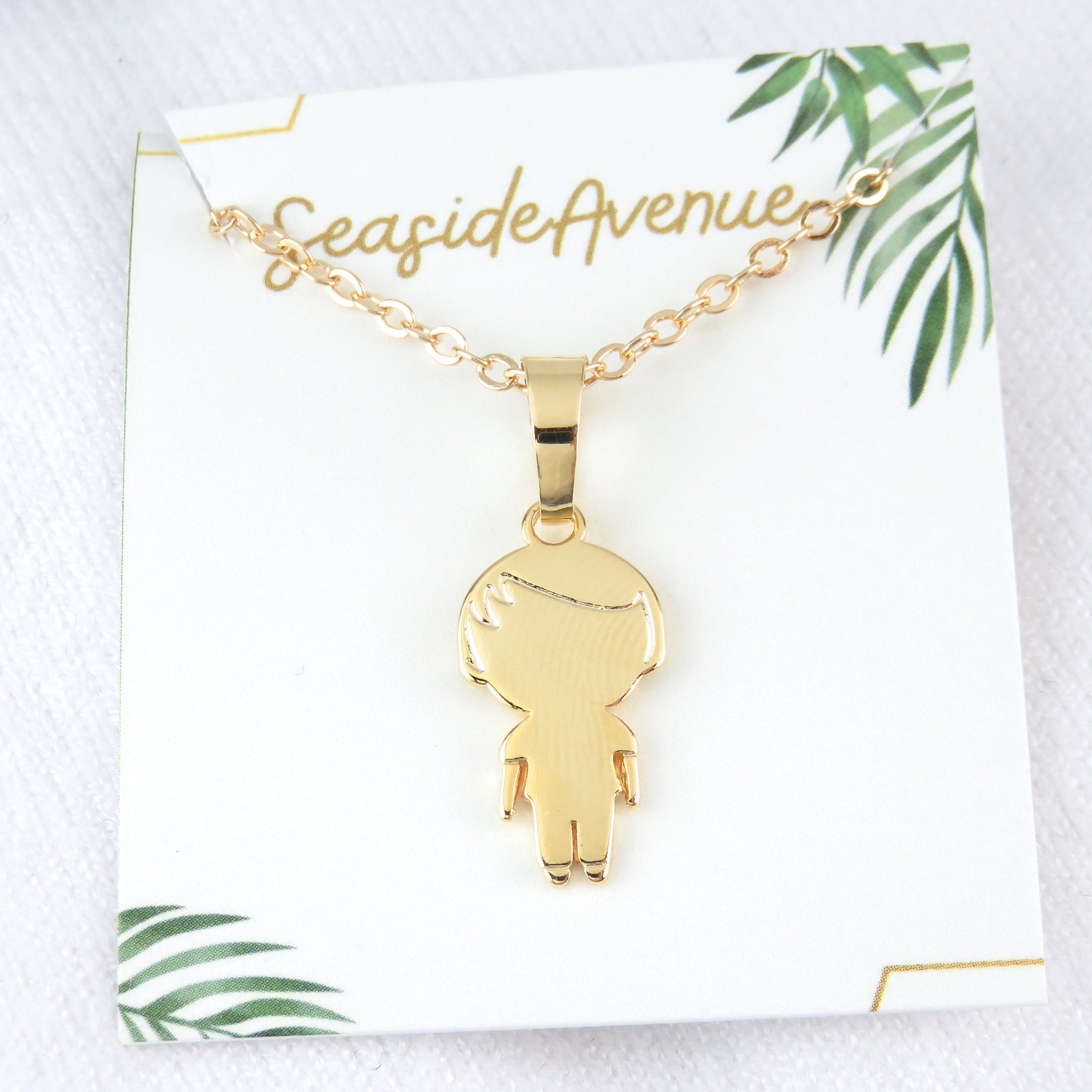 Baby Boy Necklace / Minimalist jewelry Kid's Infant Baby Etsy