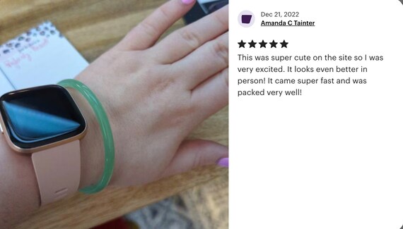 Thin Dark Green Jade Bangles / Round, Smooth, High Quality