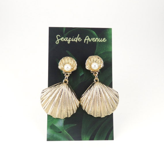 Retrofete Perla Seashell Drop Earrings - Farfetch