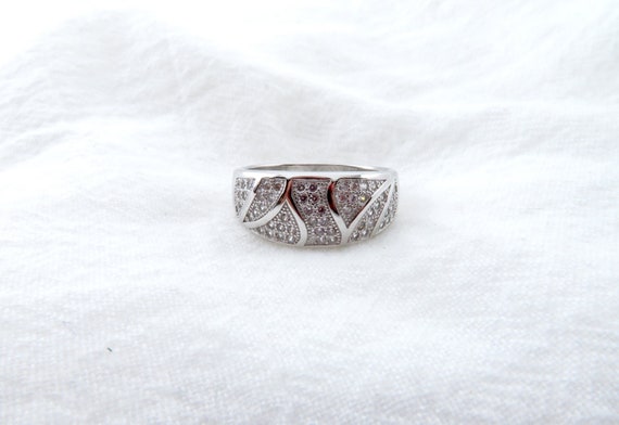 シルバー925 ダイヤモンド風リング シルバー ダイヤモンド風リング