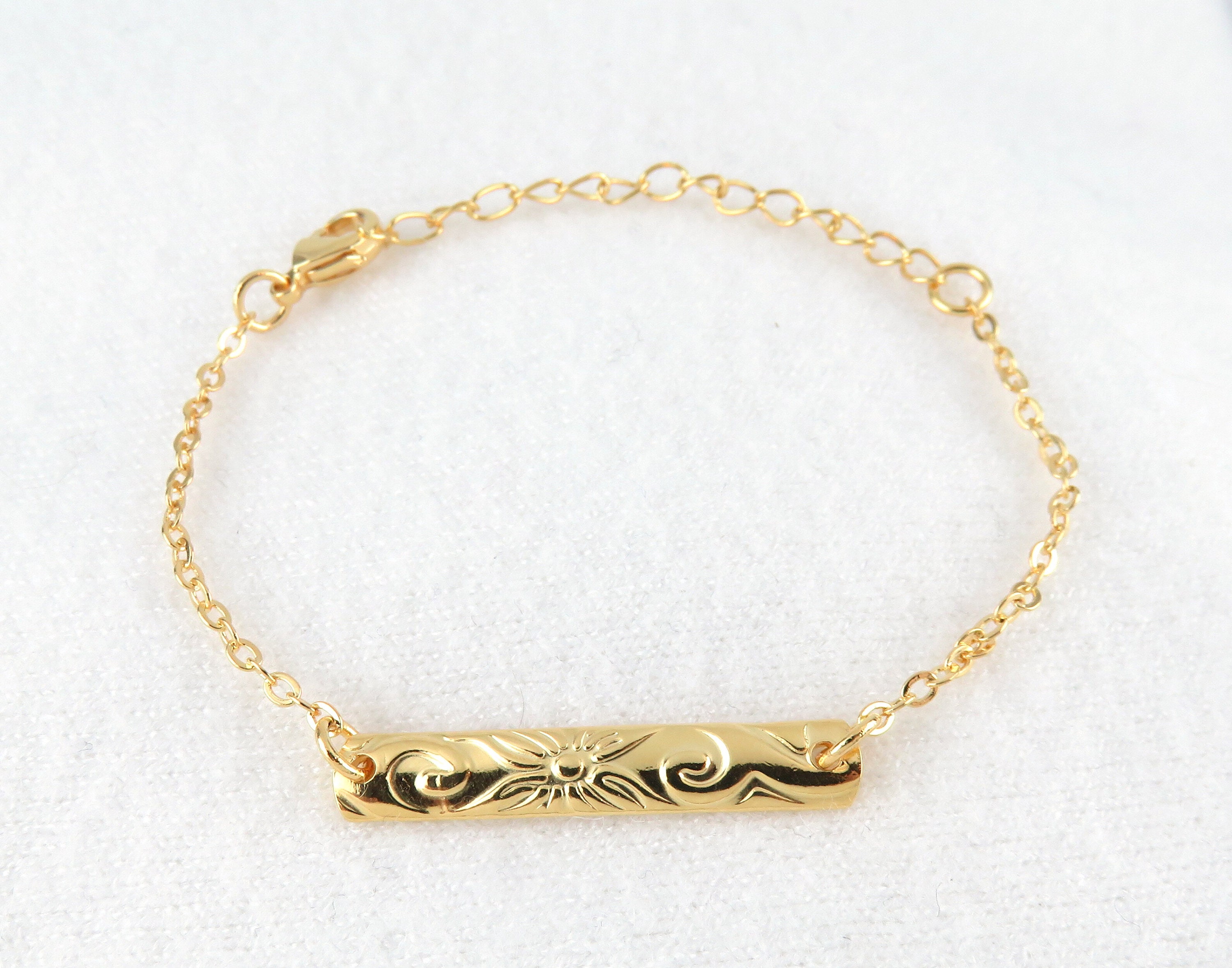 5mm Adjustable Hawaiian Baby Bracelet / Hamilton Hawaiian Etsy