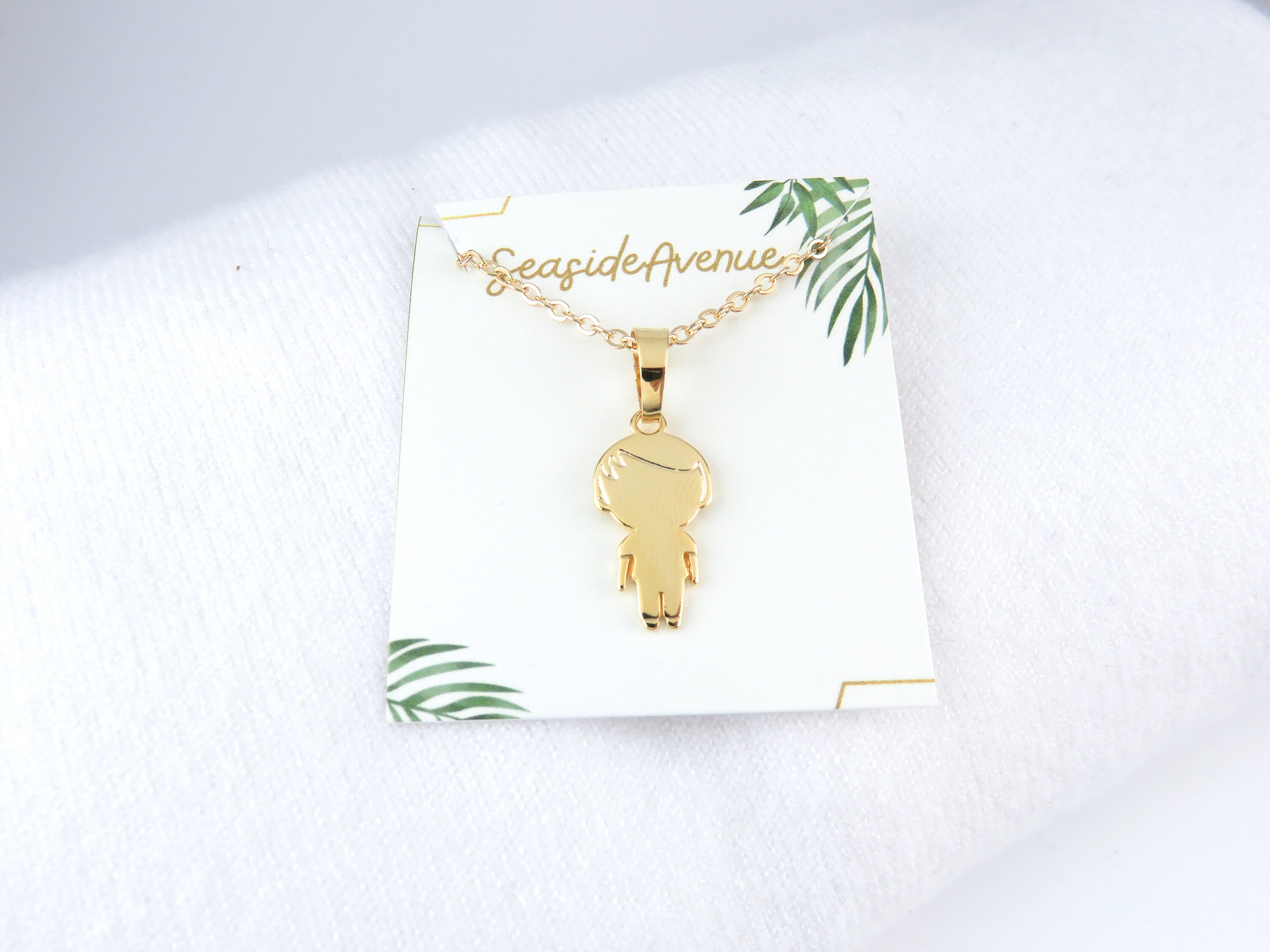 Baby Boy Necklace / Minimalist jewelry Kid's Infant Baby Etsy