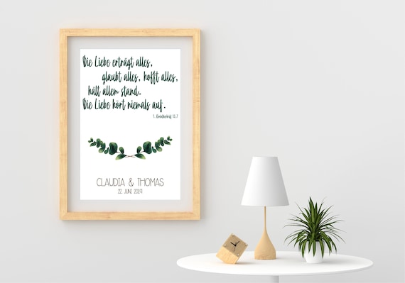 Trauspruch Hochzeit Etsy