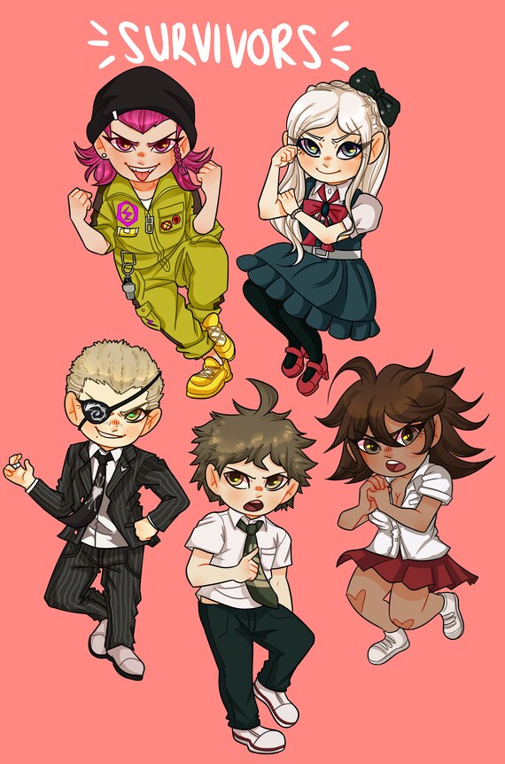 Danganronpa Chibi Sticker Packs V2 Etsy Australia Danganronpa Chibi Sticker Packs V2 Etsy Australia