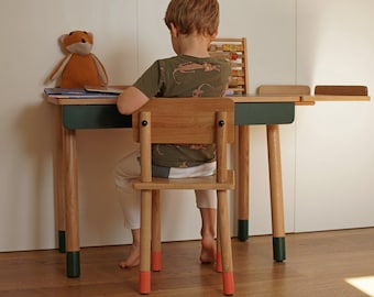 Orange Chair,Toddler Chair, Kids Furniture, Timeout Chair, Montessori furniture School Chair Desk Chair Mini Chair Toddler gift Kids chair
