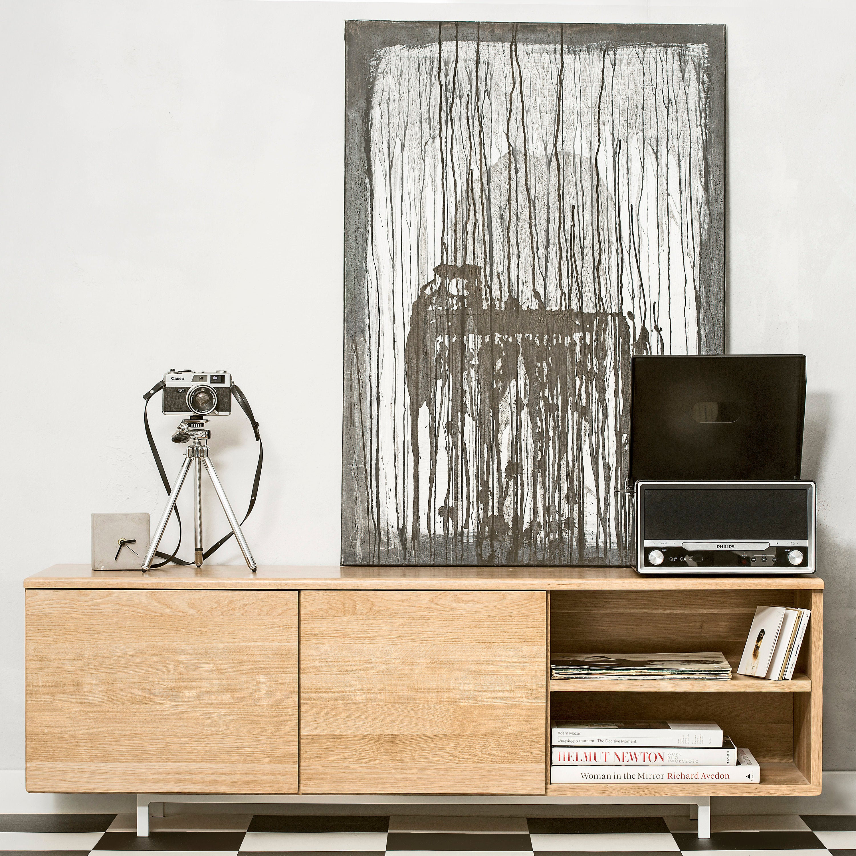 meuble Tv En Bois Tromso/meuble