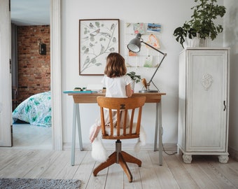 Small desk, computer desk, writing desk, wooden desk, home office desk, desk for kids,  100x50 cm vogel S