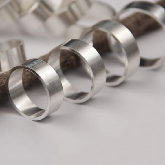 Flat shop ring blanks