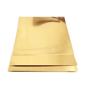 Raw Brass Sheet, Strip, Blanks Metal, Various Gauges and Width 画像 4