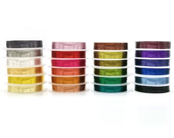 Alambre artesanal colorido que no se deslustra: alambre de cobre para joyería de calibre 32, 65 pies