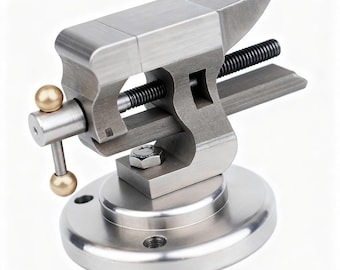 Pequeño tornillo de banco de acero inoxidable 304: herramienta de precisión para joyería, relojería y proyectos de bricolaje