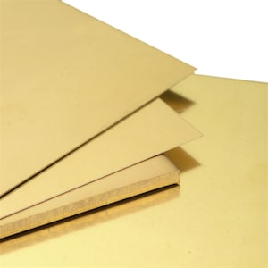 Raw Brass Sheet, Strip, Blanks Metal, Various Gauges and Width 画像 6