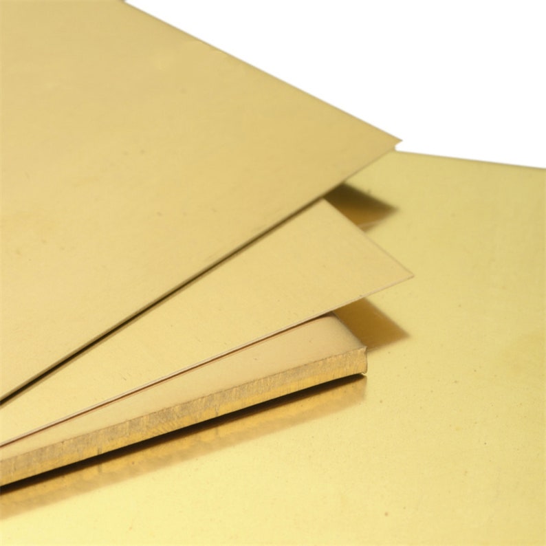 Raw Brass Sheet, Strip, Blanks Metal, Various Gauges and Width image 6