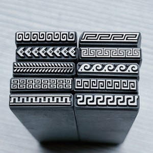 Estilo bohemio Patrón en espiral perforadores de acero joyería Metal, herramientas de estampado con estampado en relieve pulsera herramienta artesanal DIY, para regalo