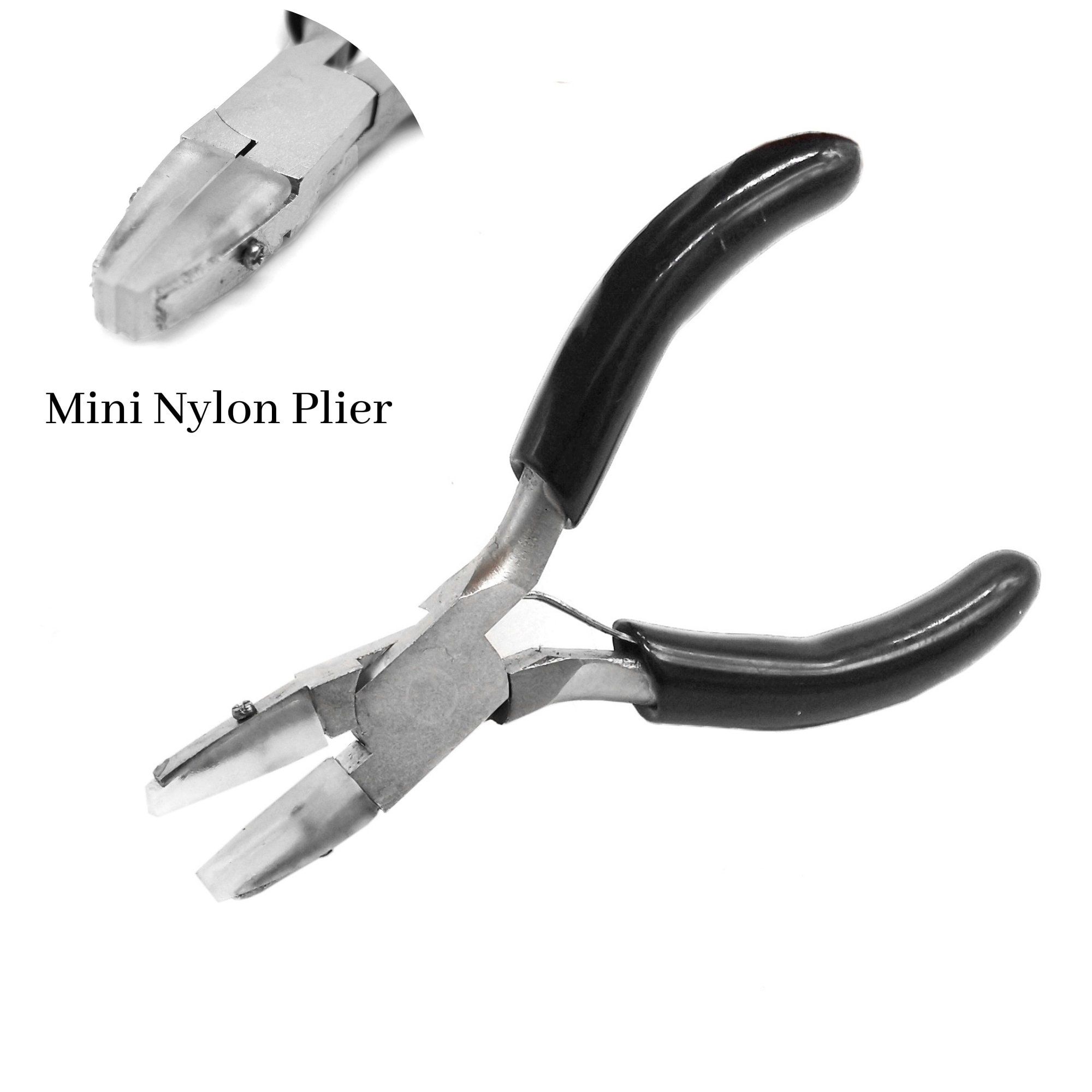 Mini JewelrySupply Mini Nylon Jaw Pliers for Wire Wraping DIY Crafting  Projects