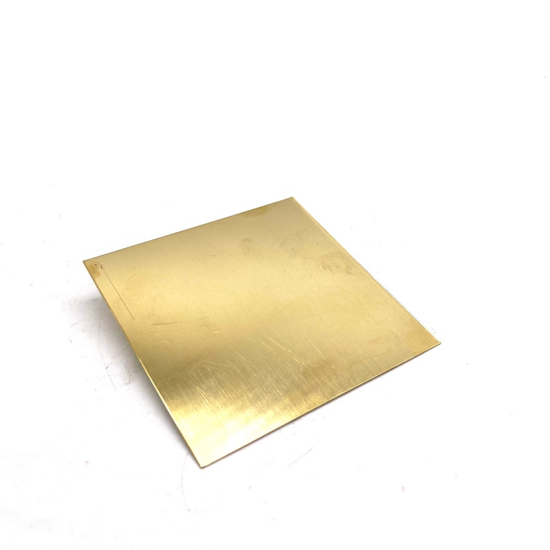 Raw Brass Sheet, Strip, Blanks Metal, Various Gauges and Width image 2