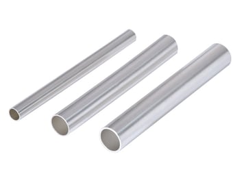 Tubo redondo de plata de ley 925/999 para accesorios de joyería DIY, 10 cm (3,93 pulgadas)