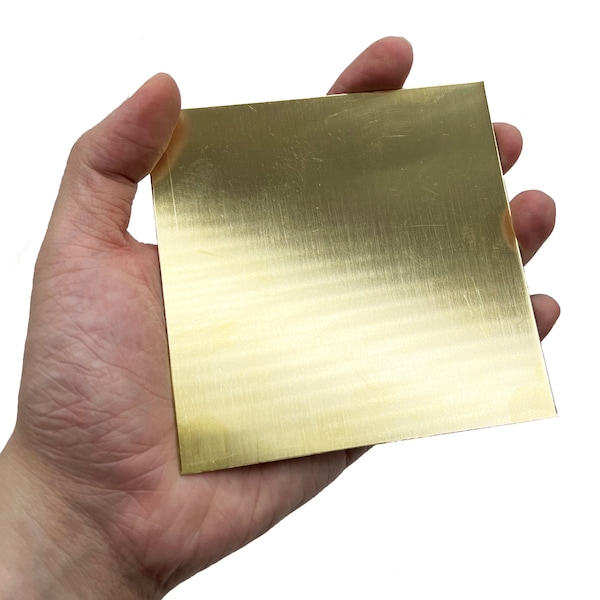 Raw Brass Sheet, Strip, Blanks Metal, Various Gauges and Width