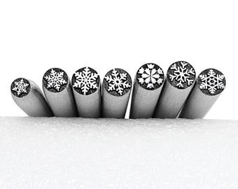 Snowflake Steel Metal Stamping Punch: Jewelry & Leather DIY Tool