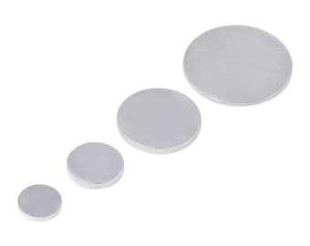 Pure Sterling Silver Round Stamping Blank, Jewelry Making Supplies
