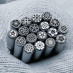 Bloem Roos Stalen Ponsen Sieraden Metaal, Leer Stempelen Gereedschap Armband DIY Craft Tool, Winter, Wonderland, Kerstmis Voor Cadeau
