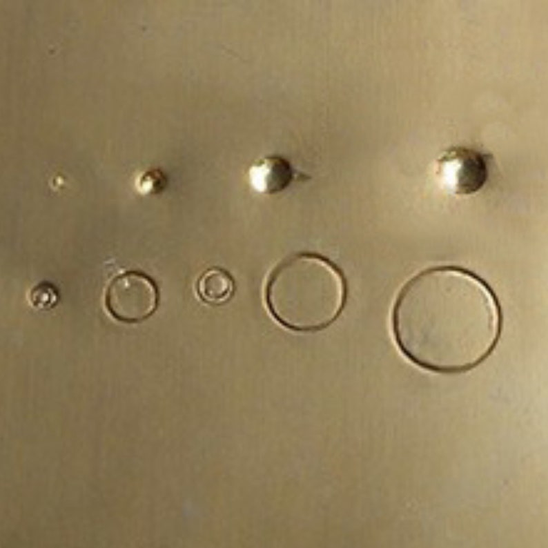 Steel Punches Hollow and Solid Punch Metalstamp, Stamping, Chasing ...