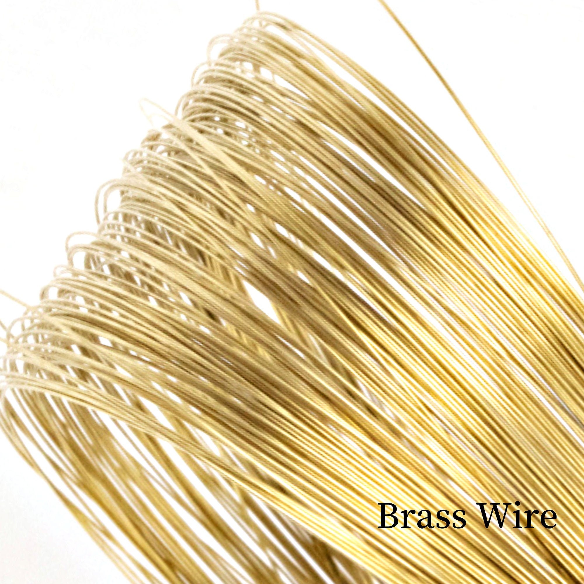 Raw Brass Wireround Wires Soft Half Hard Wire Beading Wire Etsy
