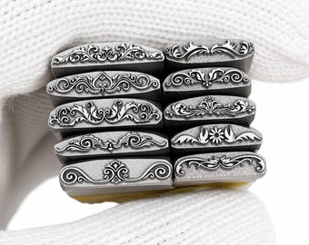 Baroque Floral Border Chisel Set, Ornamental Stamp Punch, Jewelry Engraving Tool