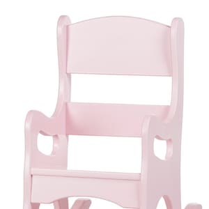 Preschool Rocking Chair Pink Toddler Rocker Made in the USA