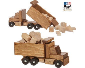 wood toy trucks