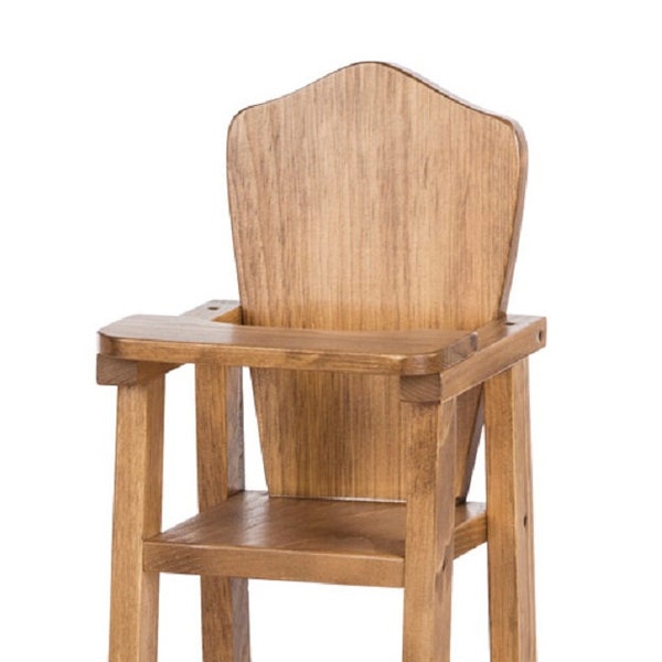 Wooden High Chair Etsy