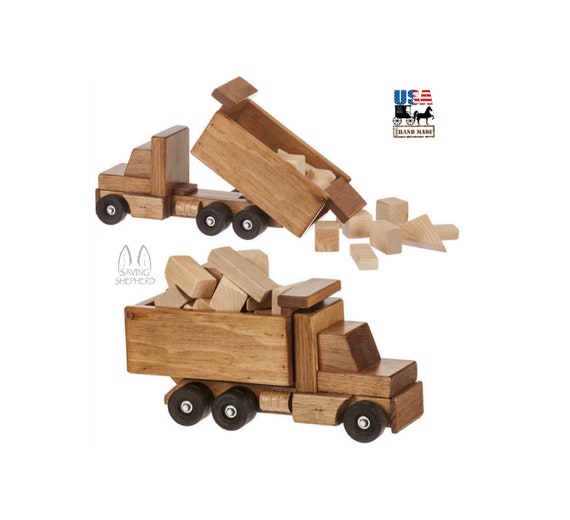large wooden truck