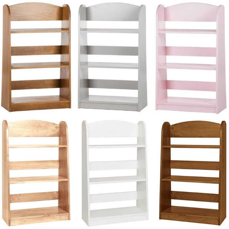 Preschool Playroom Bookshelf Solid Poplar Wood WALNUT FINISH Etsy