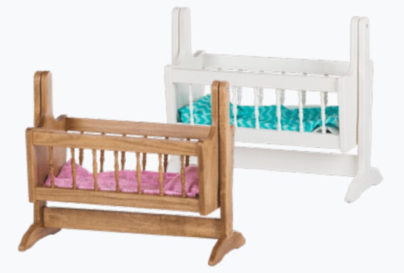 Large Swinging Cradle Natural Harvest Finish Handcrafted Etsy