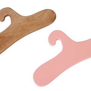 Doll Clothes Clothing Hangers for Deluxe Wardrobe Set of Four