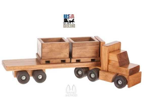 truck with wood