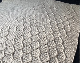 Baby Honey blanket pattern, baby blanket, pdf pattern, instant download, knitting pattern