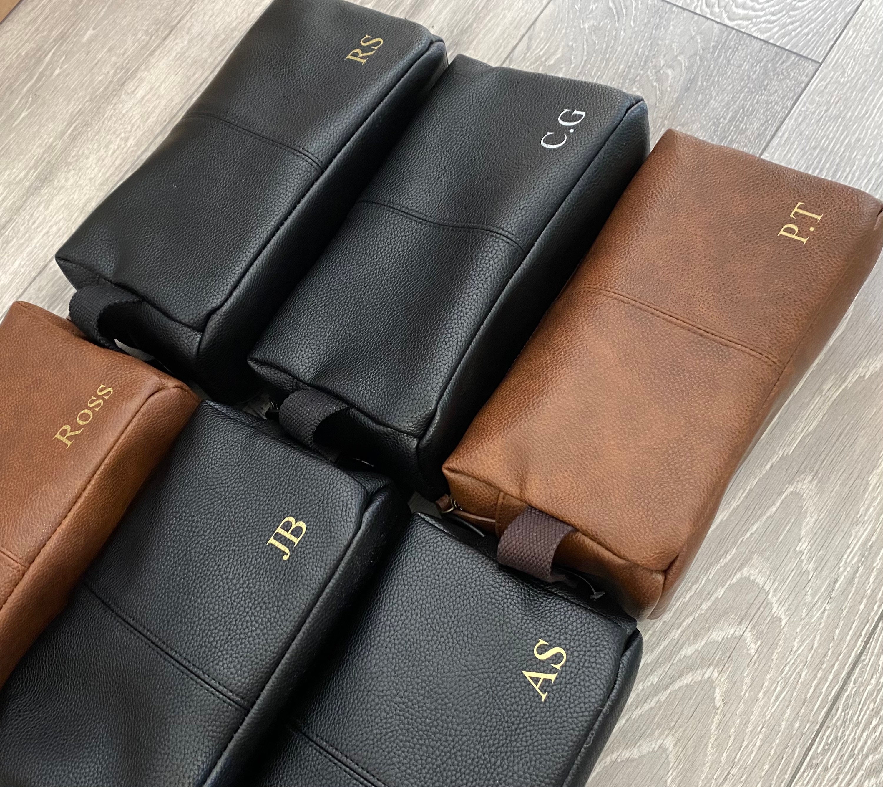 Personalised Toiletry Wash Bag With Initials or Name for Him Etsy UK