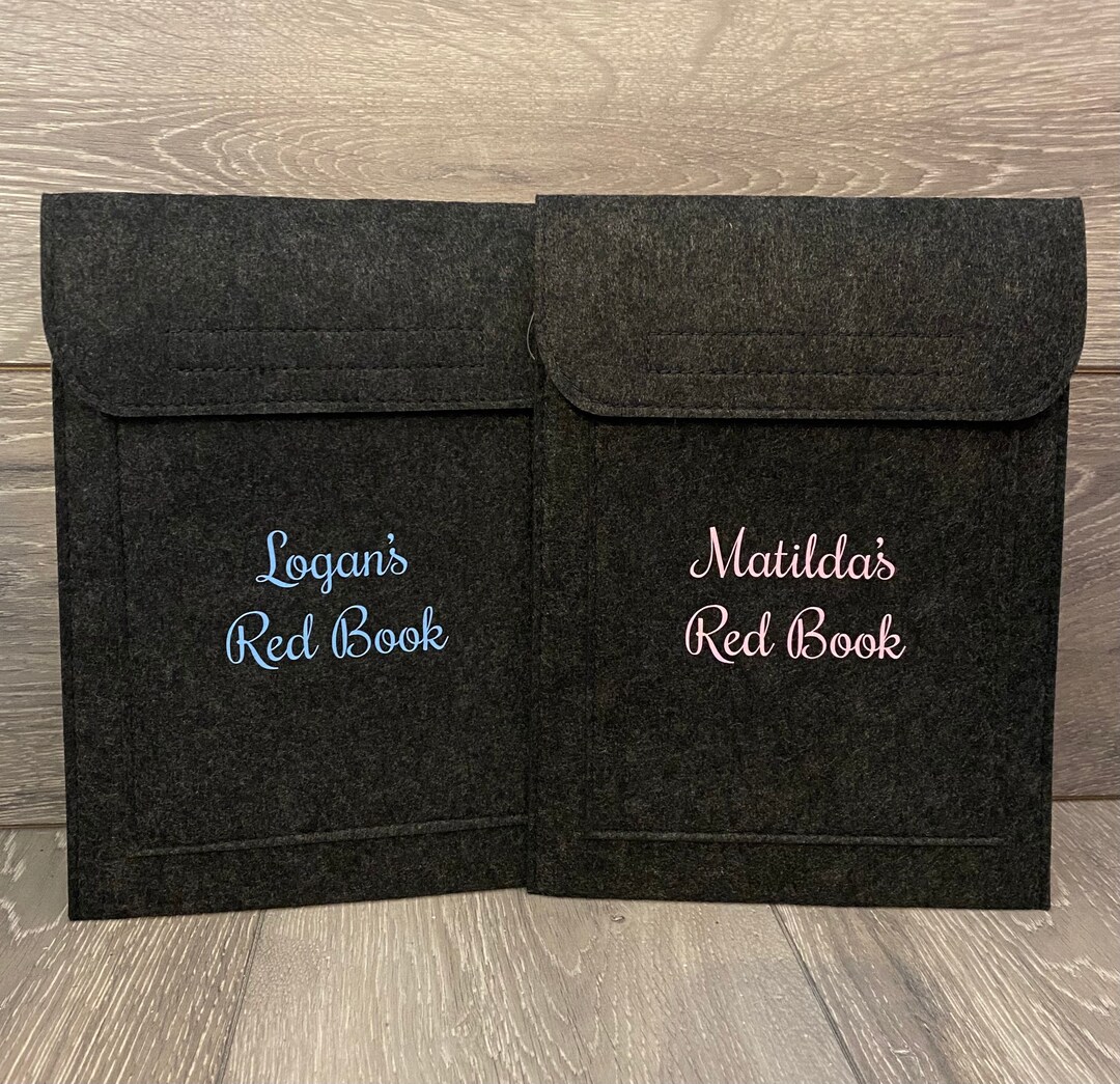 Personalised Baby Health Red Book Folder Customised Felt Etsy.de