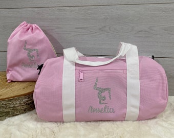 Personalised Gymnastics Bag ,Gymnastics Holdall, Barrel Bag, Hand Guards Bag, Barrel Holdall, Sports Holdall, Chalk Bag